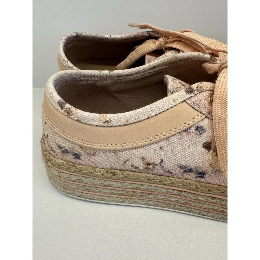 Call It Spring sneakers round Toe Platform light coral Sneaker SZ 8 -preowned-
